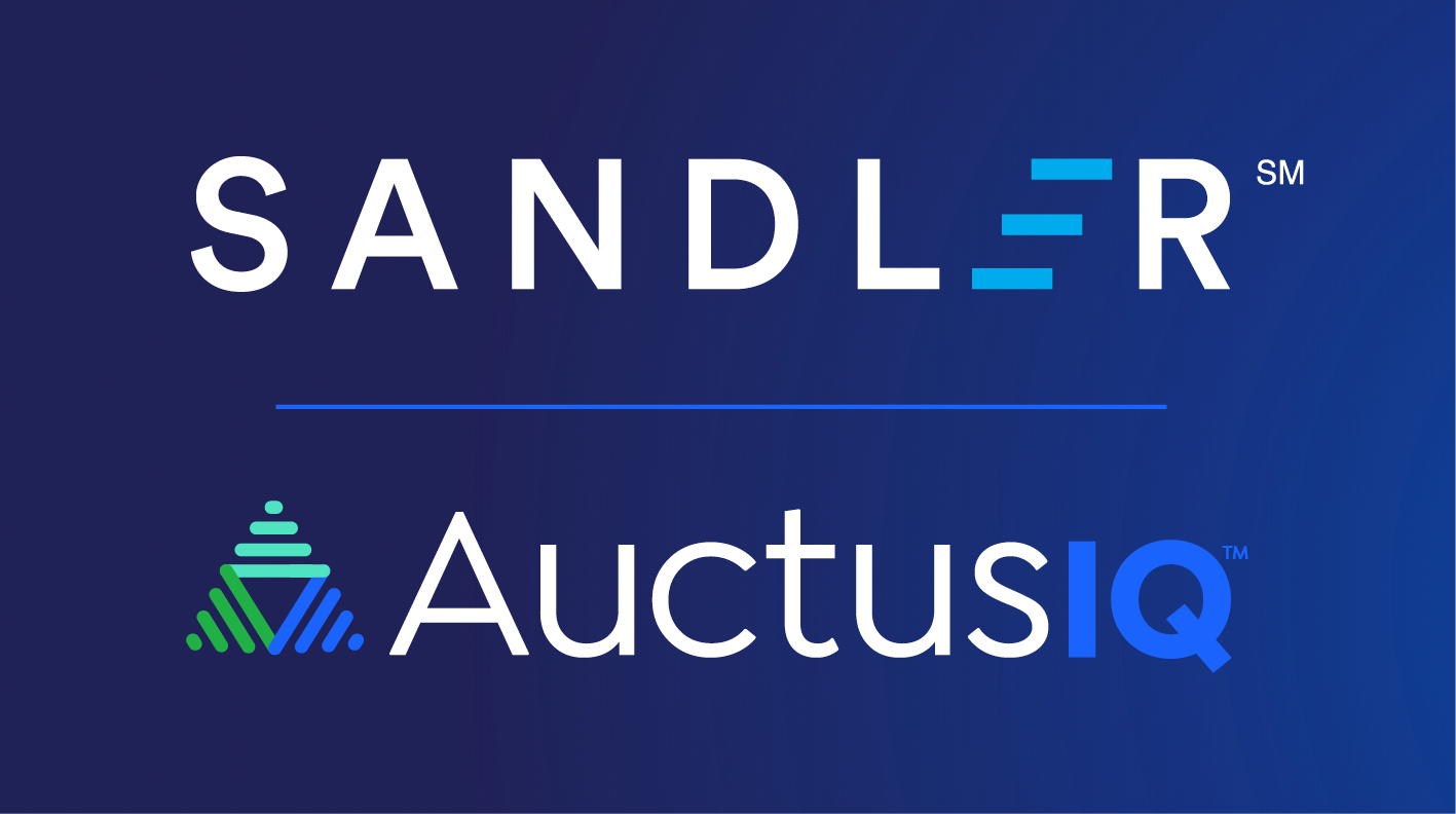 Sandler and AuctusIQ logos